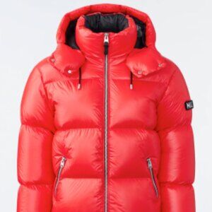 AUTHENTIC MACKAGE WOMEN EVIE LUSTROUS DOWN JACKET PUNCH HOOD